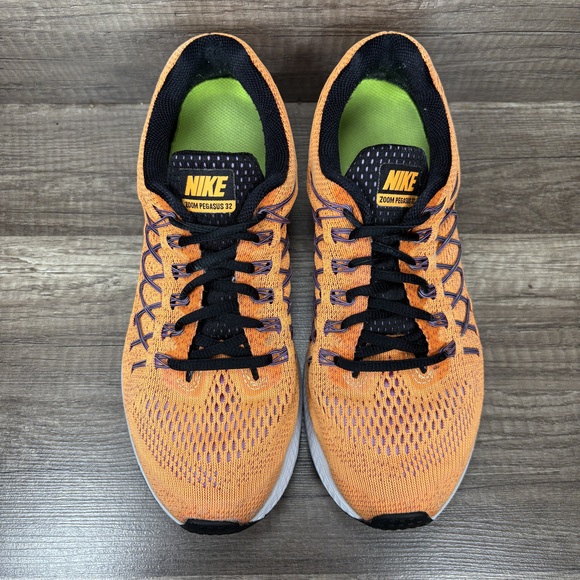 Nike Zoom Pegasus 32 Orange Womens US Size 9 EUR 40.5 749344-805 Running Shoes - Picture 8 of 10